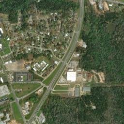 Pinedale Estates Alabama High Resolution Satellite Map