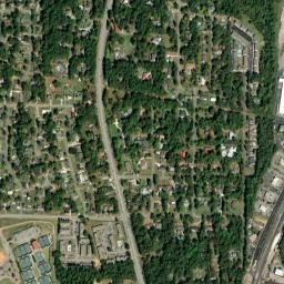 Chateau Estates Alabama High Resolution Satellite Map