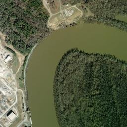 Blue Ford Landing Alabama High Resolution Satellite Map