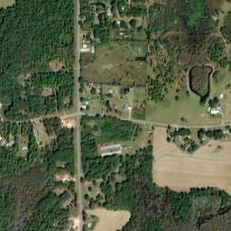 Southern Junction Alabama High Resolution Satellite Map