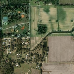 Briar Lake Estates Alabama High Resolution Satellite Map