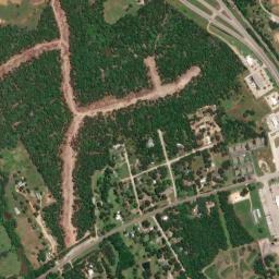 Satellite view of Hearne Municipal Golf Course