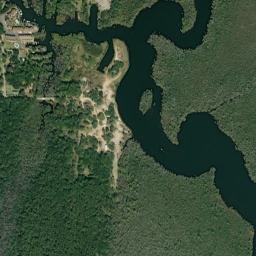 Cox Beach Alabama High Resolution Satellite Map