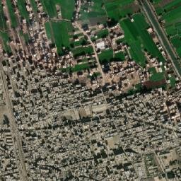 Kawm Ḩamādah map(satellite map)