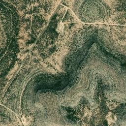 Crockett County map(satellite map)