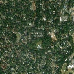 Country Club Village Alabama High Resolution Satellite Map