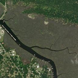 Old Fernandina Florida High Resolution Satellite Map