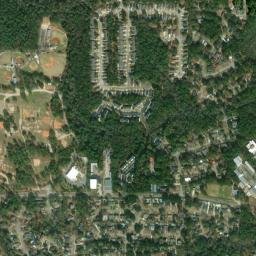 Pine Run Alabama High Resolution Satellite Map