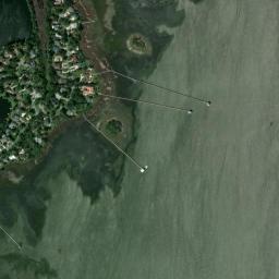 Satellite view of Fernandina Beach Municipal Golf Course