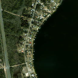 Compass Lake Florida High Resolution Satellite Map