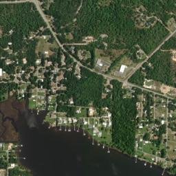 Ward Basin Florida High Resolution Satellite Map