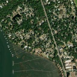 Amelia City Florida High Resolution Satellite Map