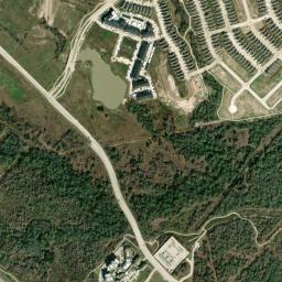Satellite view of Pebble Creek Golf Course