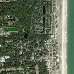 American Beach Florida High Resolution Satellite Map