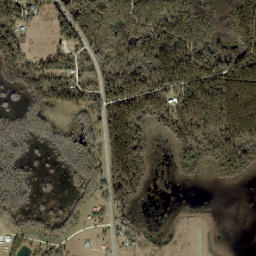 Cherry Lake Florida High Resolution Satellite Map