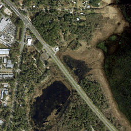 Lake Jackson Florida High Resolution Satellite Map