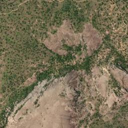 Satellite view of Enchanted Rock