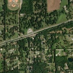 Pinecrest Alabama High Resolution Satellite Map