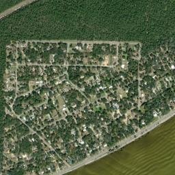Choctaw Beach Florida High Resolution Satellite Map