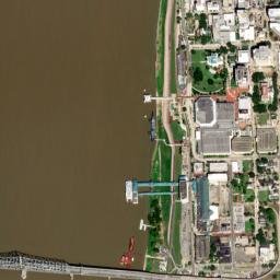 Baton Rouge map(satellite map)