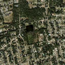 Cerny Heights Florida High Resolution Satellite Map