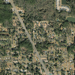 Garden City Florida High Resolution Satellite Map