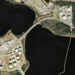 Quinlan Florida High Resolution Satellite Map