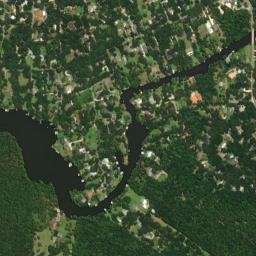Magnolia Springs Alabama High Resolution Satellite Map