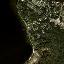 Perdido Heights Florida High Resolution Satellite Map