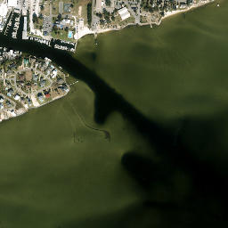 Sanders Beach Florida High Resolution Satellite Map