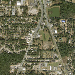 Four Points Florida High Resolution Satellite Map