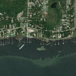 Woodlawn Beach map(satellite map)