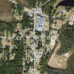 Hosford Florida High Resolution Satellite Map