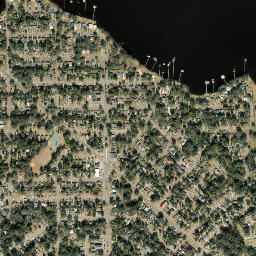North Shore Florida High Resolution Satellite Map