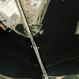 Dames Point Florida High Resolution Satellite Map