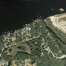 Fulton Florida High Resolution Satellite Map