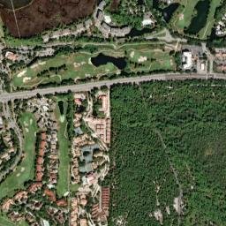 Sandestin Florida High Resolution Satellite Map