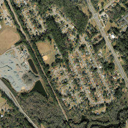 Carver Manor Florida High Resolution Satellite Map