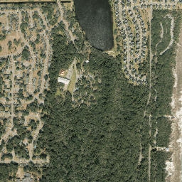 East Mayport Florida High Resolution Satellite Map