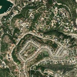 Satellite view of Live Oak Golf Course