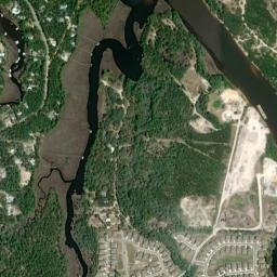 Choctaw Florida High Resolution Satellite Map