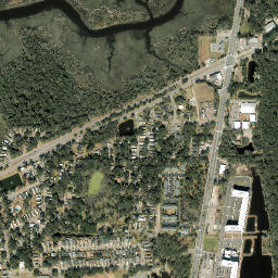 Wonderwood Florida High Resolution Satellite Map