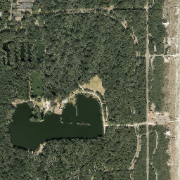 Manhattan Beach Florida High Resolution Satellite Map