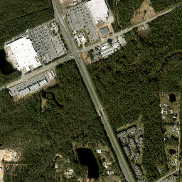1326-1402 South Blue Angel Parkway, Pensacola High Resolution Satellite Map