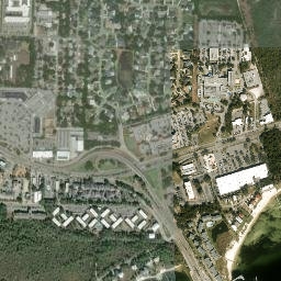 Gulf Breeze map(satellite map)