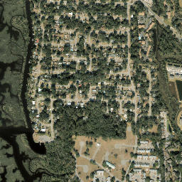 Oak Harbor Florida High Resolution Satellite Map