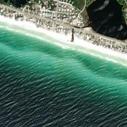 Beach Highlands Florida High Resolution Satellite Map