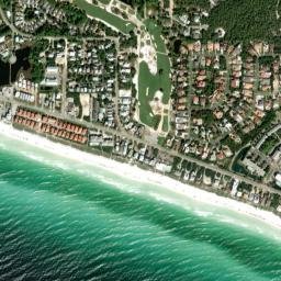 Dune Allen Beach Florida High Resolution Satellite Map