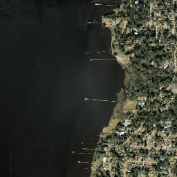 Floral Bluff Florida High Resolution Satellite Map