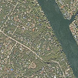 Travis County map(satellite map)